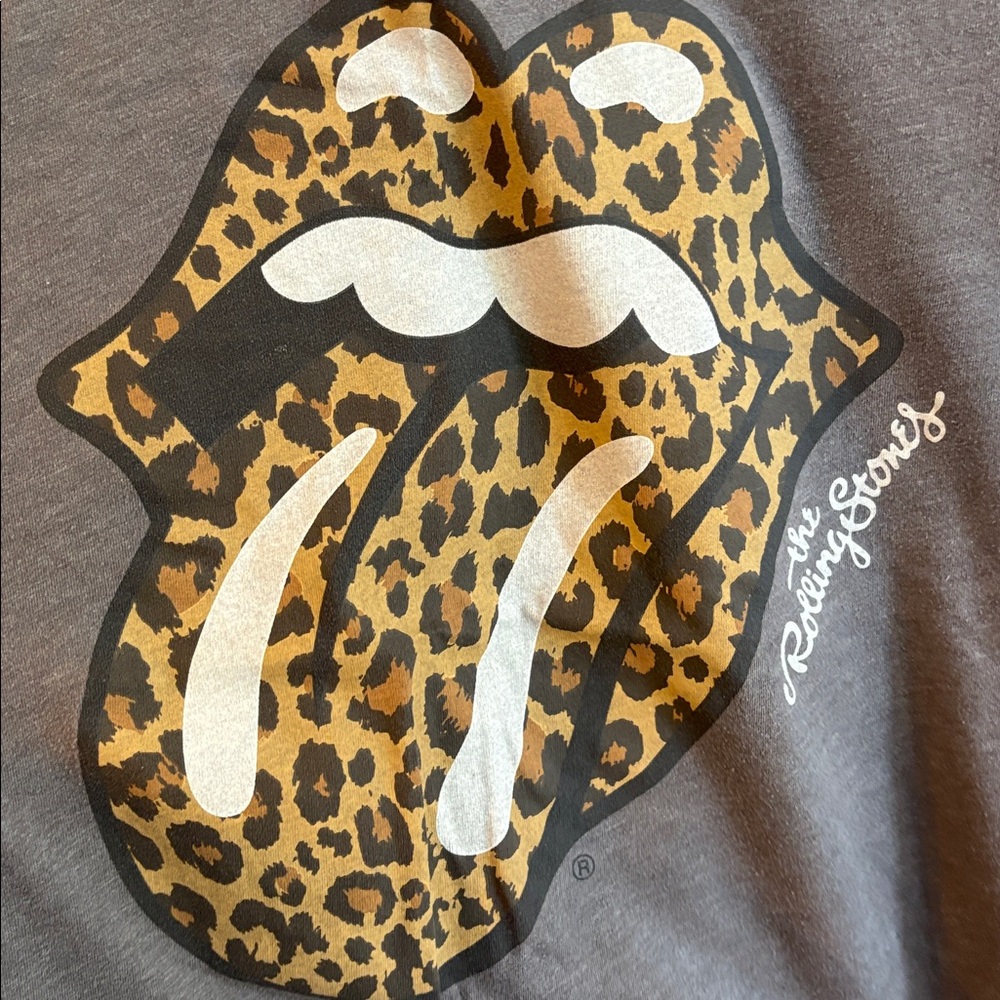 Rolling Stones tshirt leopard print - Picture 3 of 4
